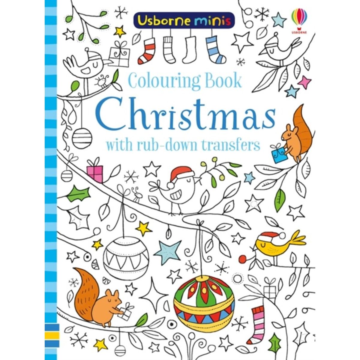 Colouring Book Christmas with rub-down transfers