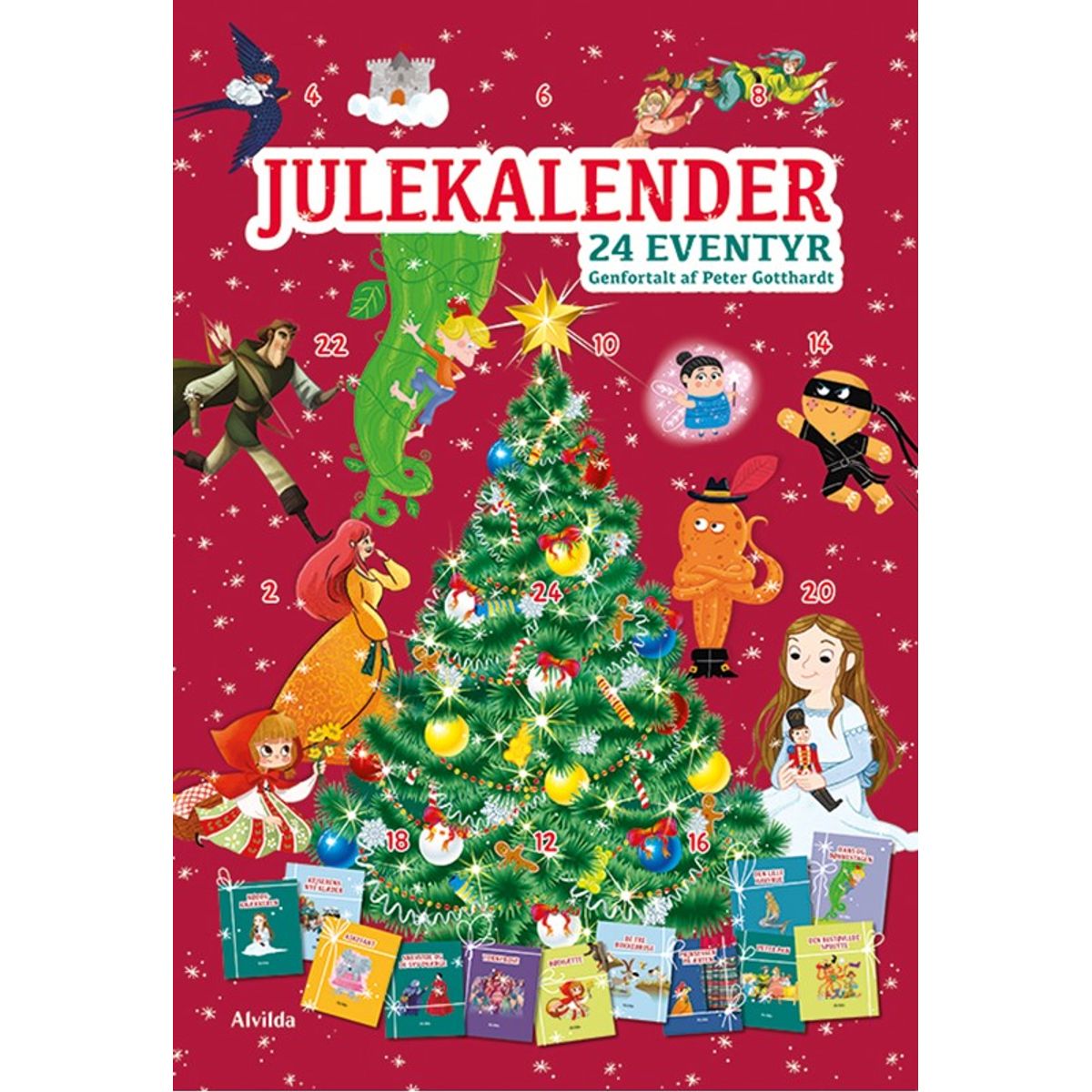 Eventyr julekalender - med 24 billedbøger