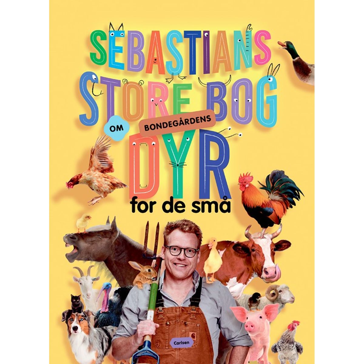 Sebastians store bog om bondegårdens dyr for de små