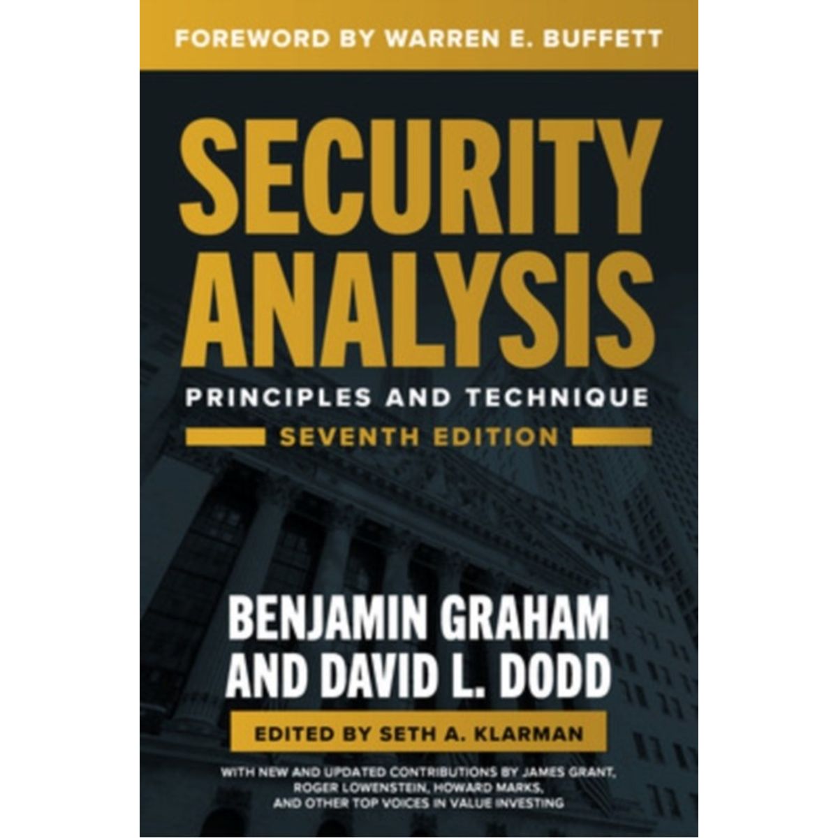 Security Analysis, Seventh Edition: Principles and Techniques