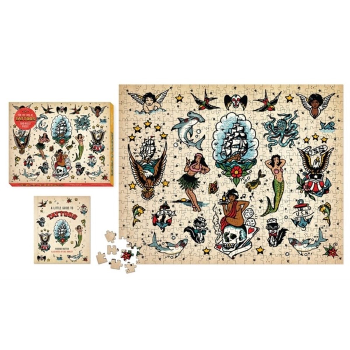 For the Love of Tattoos 500-Piece Puzzle