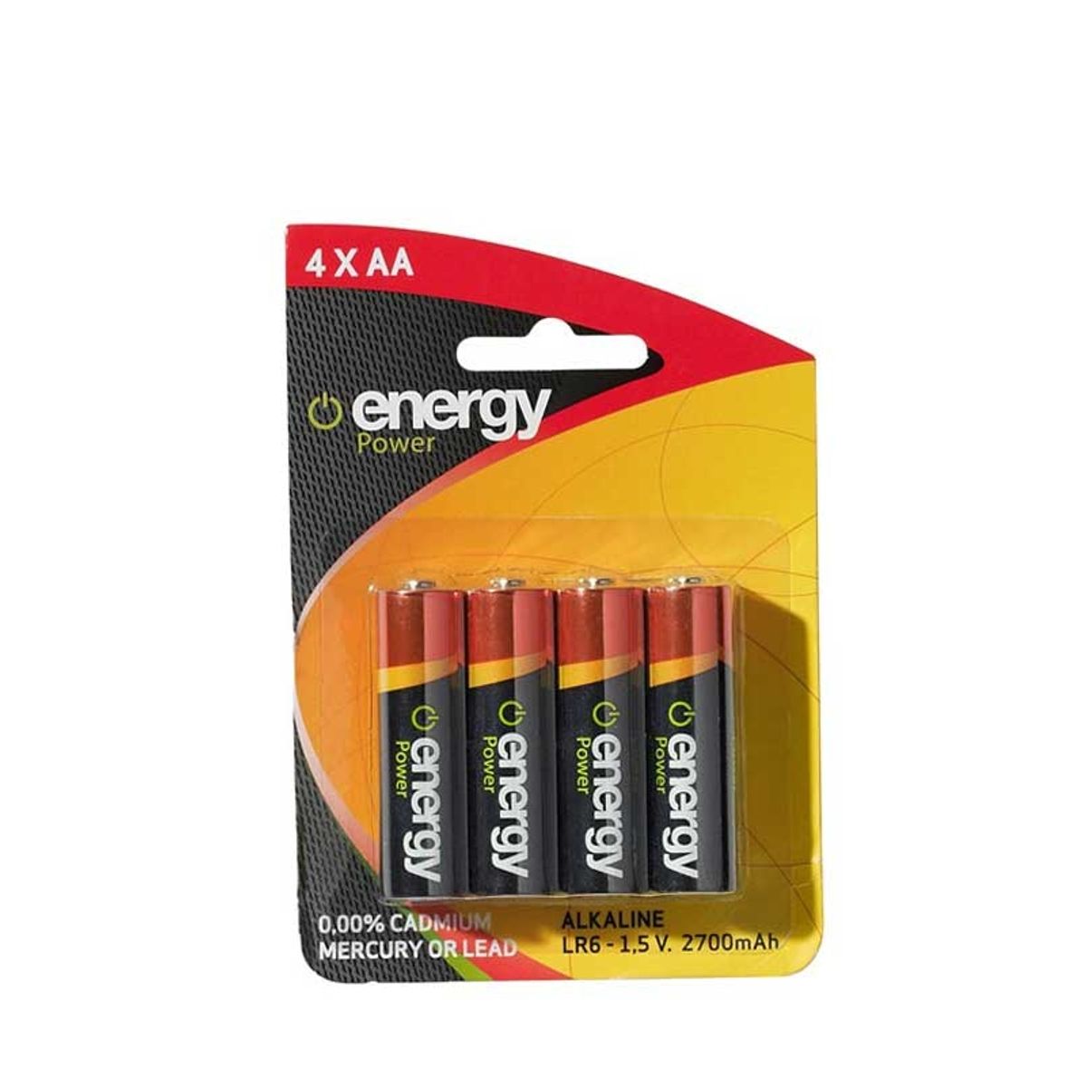 Energy Power 4xAA Alkaline Batteri