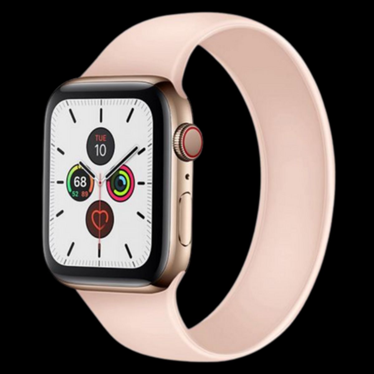 Apple Watch 42/44 mm Silikone Rem Rosa