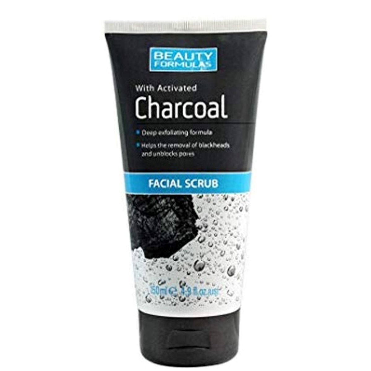 Beauty Formulas Charcoal Ansigtsscrub 150 ml