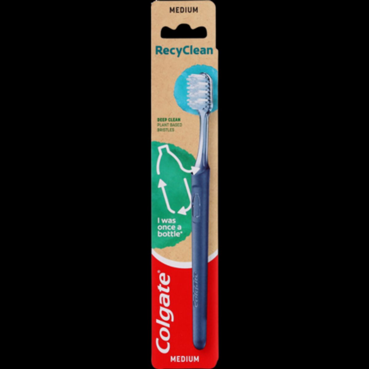 Colgate Recyclean Tandbørste - Medium