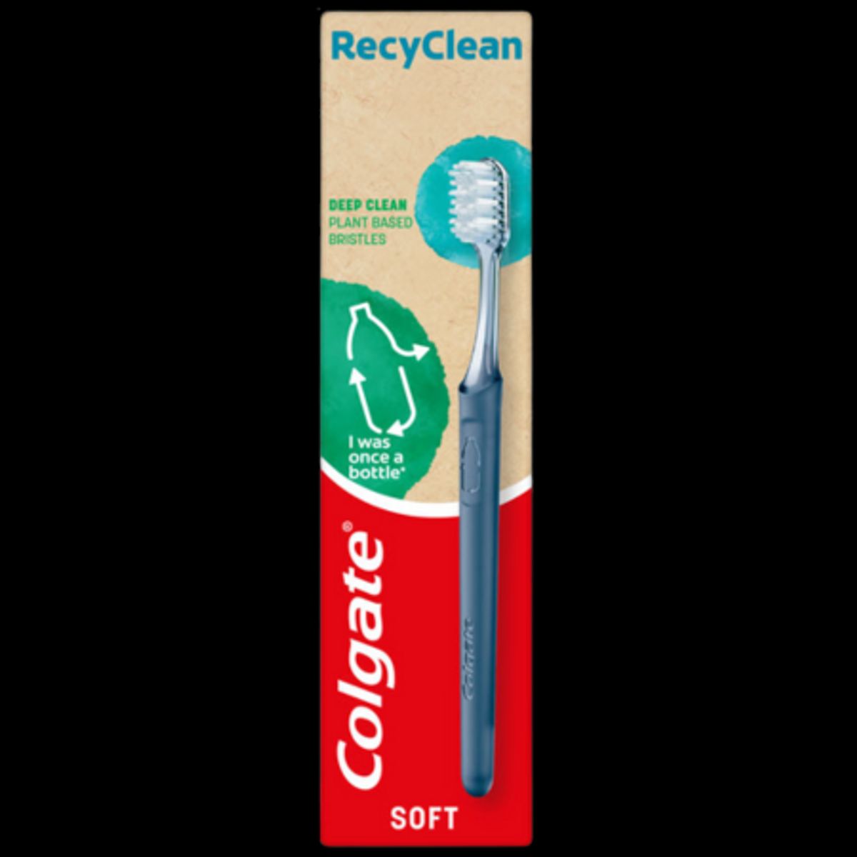 Colgate Recyclean Tandbørste - Soft