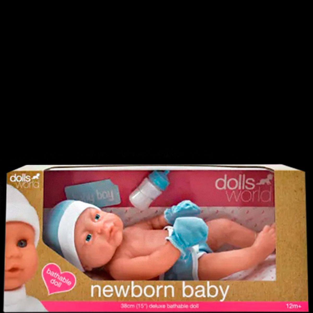 Dolls World Newborn Baby Boy Dukke