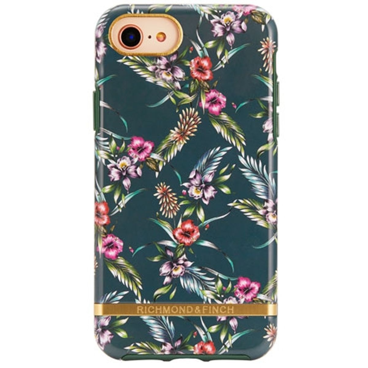 Richmond & Finch Emerald Blossom Mobil Cover - iPhone 8