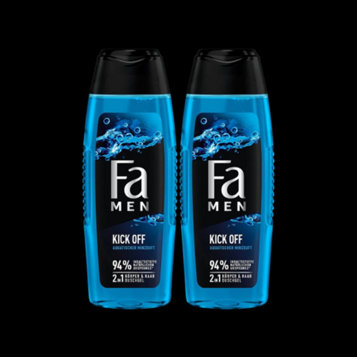 Fa Man Kick Off 2-i-1 Shower Gel - 2x250ml