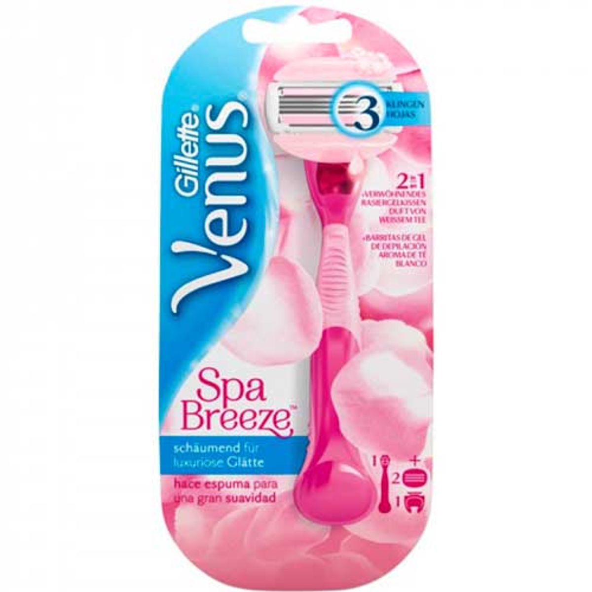 Gillette Venus Spa Breeze Skraber & Barberblade