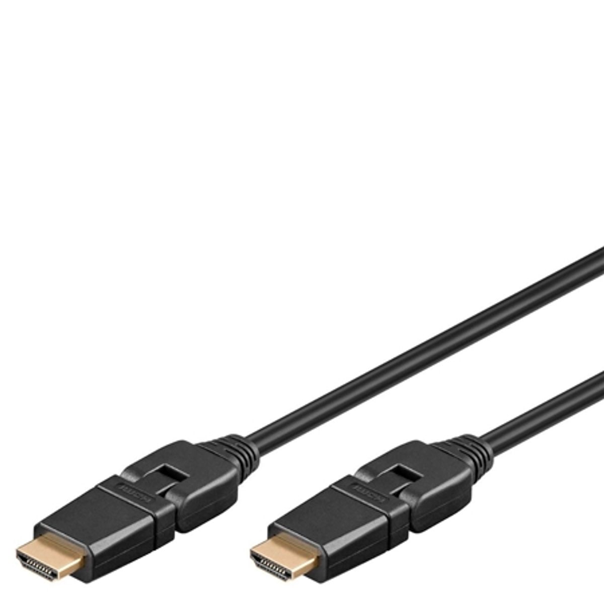 Goobay Fleksibelt HDMI Højhastighedskabel med Ethernet - 3 meter