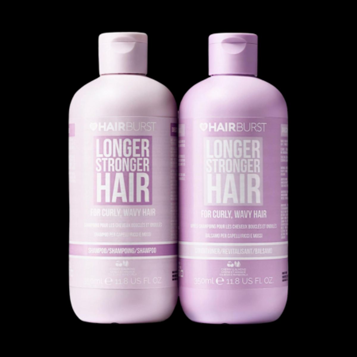 Hairburst Shampoo & Conditioner For Curly & Wavy Hair - 2 x 350 ml