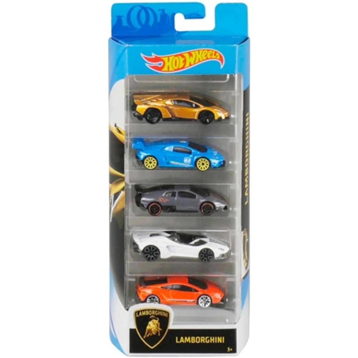 Hot Wheels 5-Bilsæt - Lamborghini