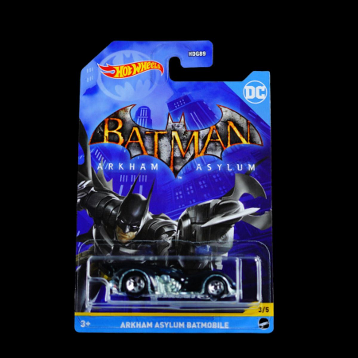 Hot Wheels 1:64 DC Arkham Asylum Batmobile