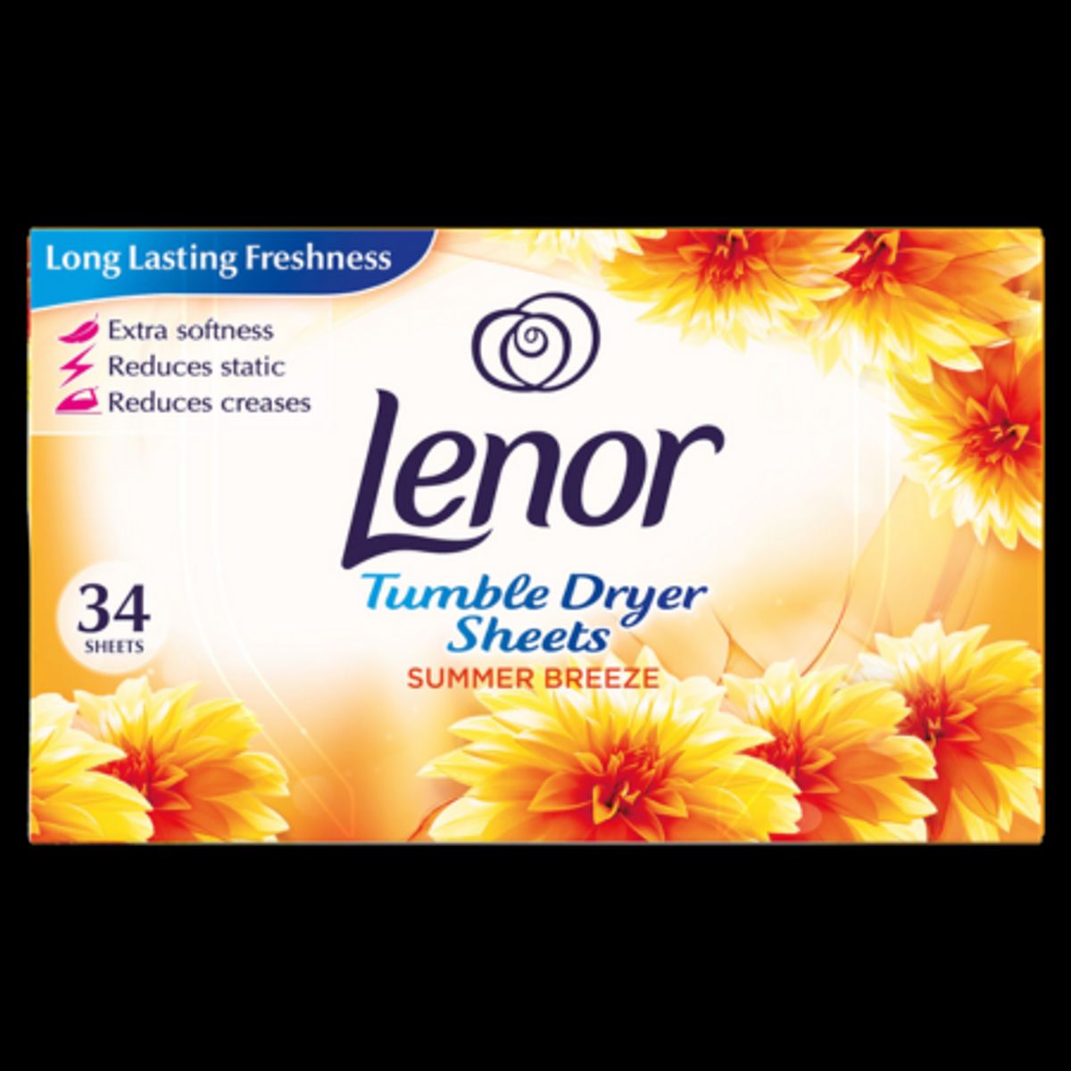 Lenor Summer Breeze Tumble Dryer Ark - 34 stk.