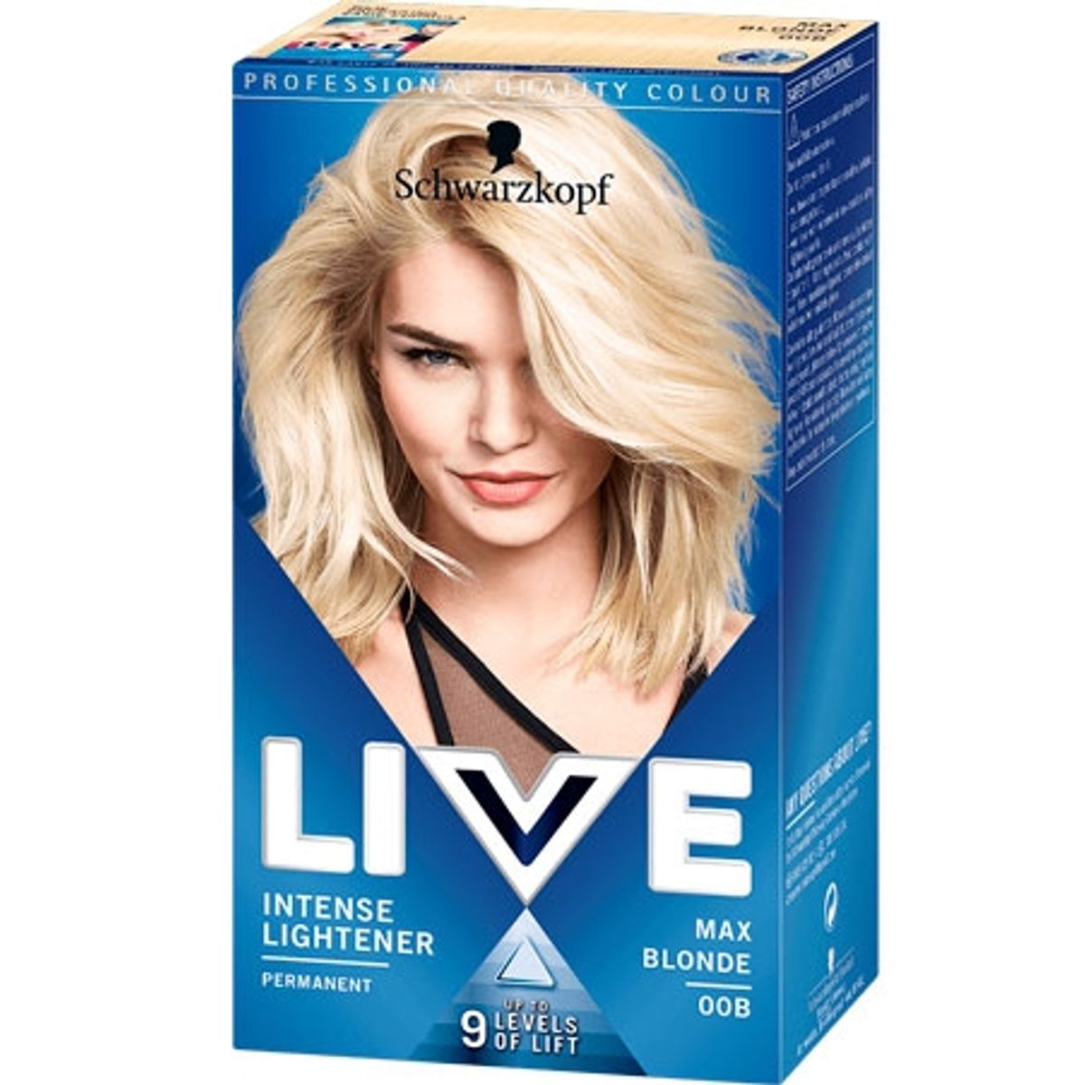 Schwarzkopf Live Ultra Brights Permanent Hårfarve - 00B Max Blonde