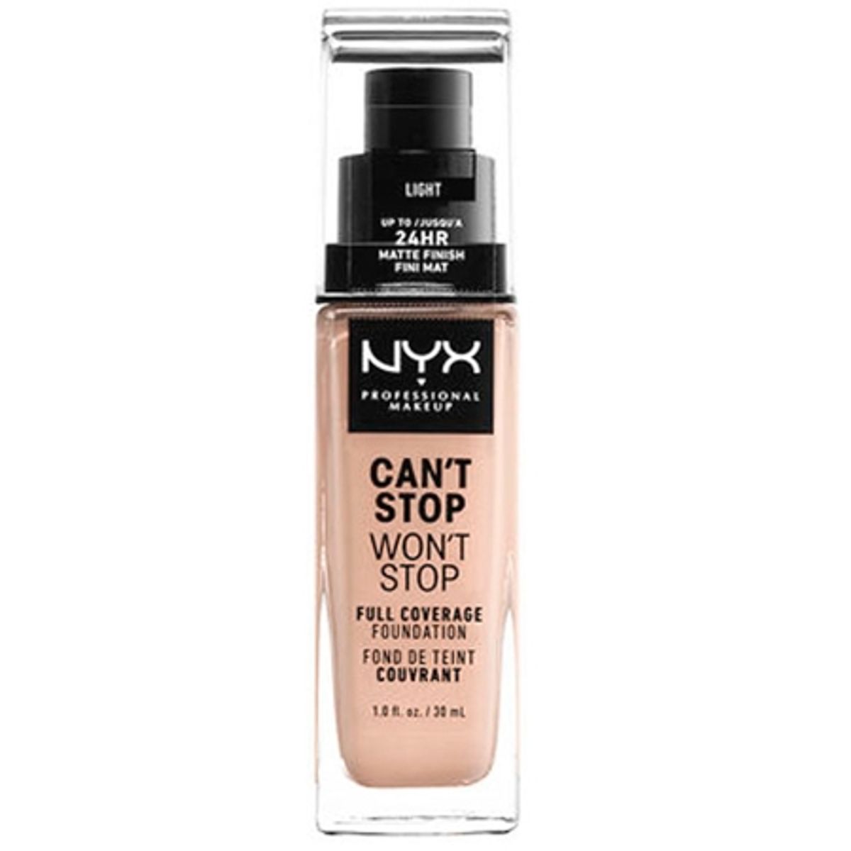 NYX Can't Stop Won't Stop Foundation - Light