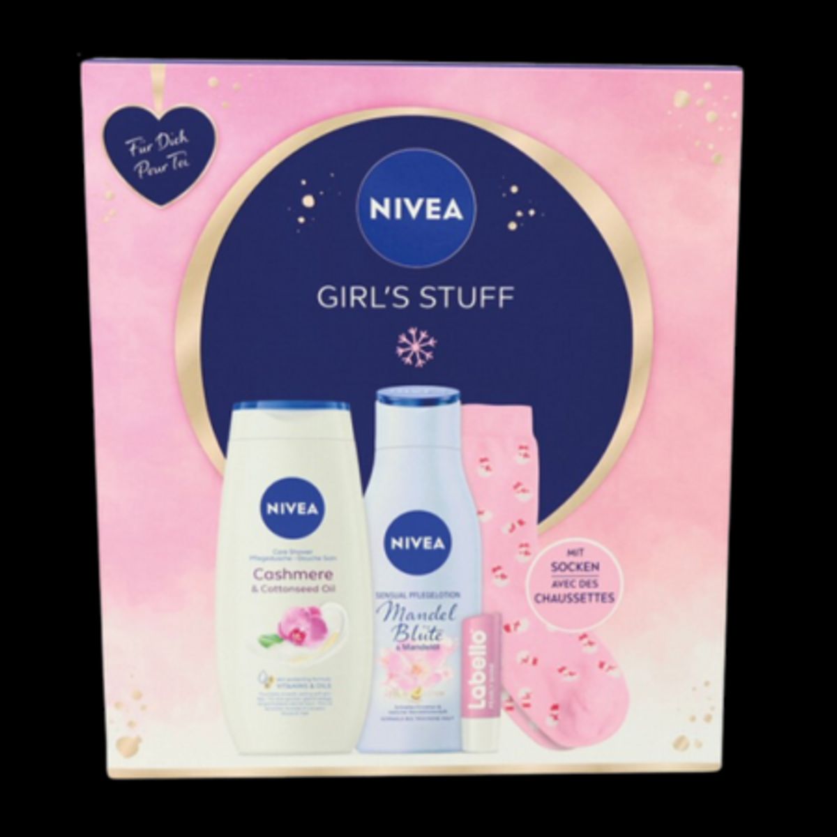 Nivea 'Girl Stuff' Plejesæt - 4 dele