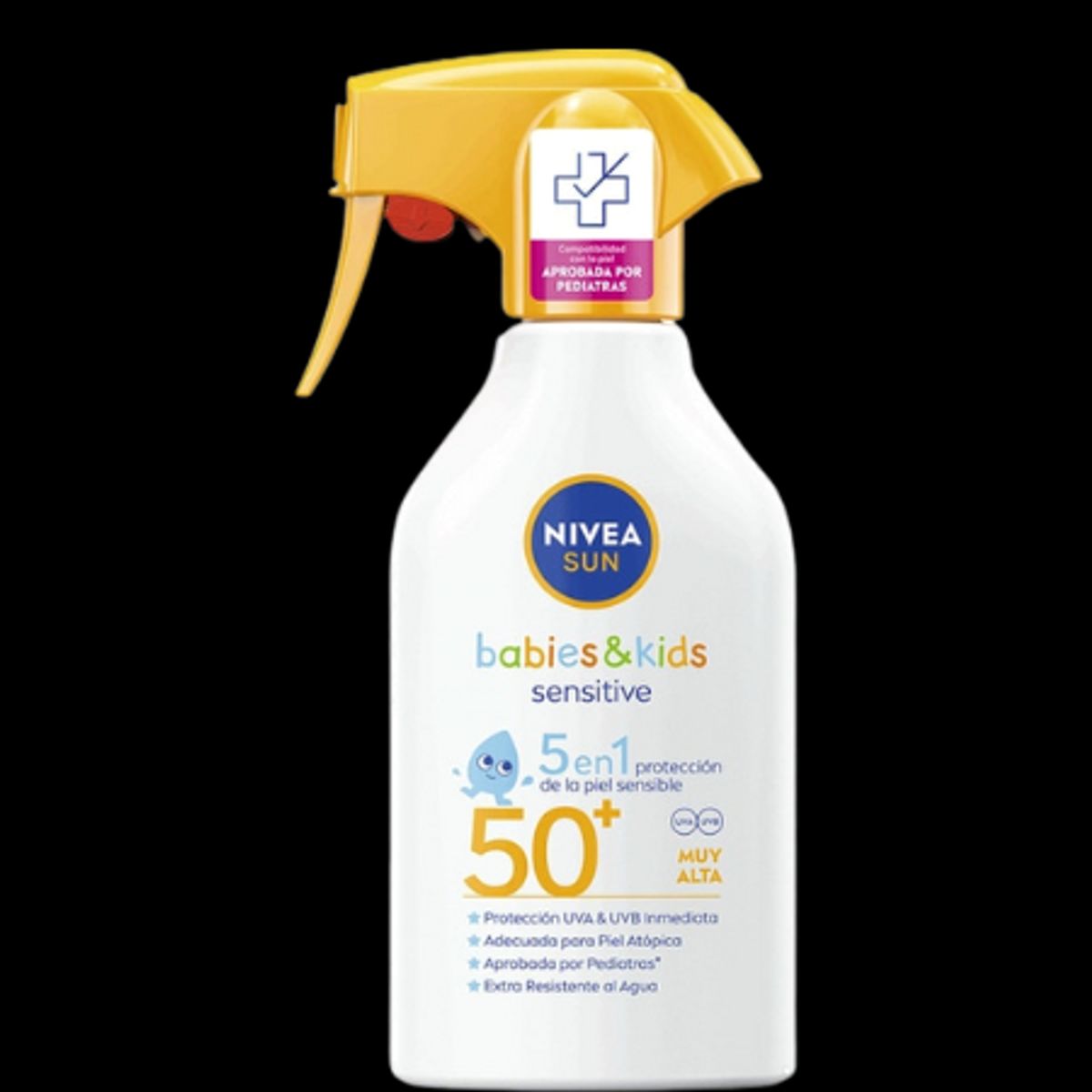 Nivea Sun Babies & Kids Sensitive 5-i-1 Spray Solcreme SPF50+ 270 ml