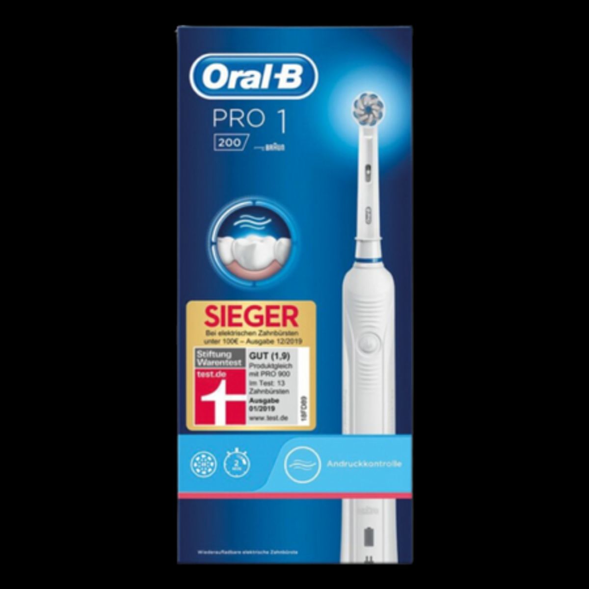 Oral-B Pro1 200 Sensi UltraThin El-tandbørste