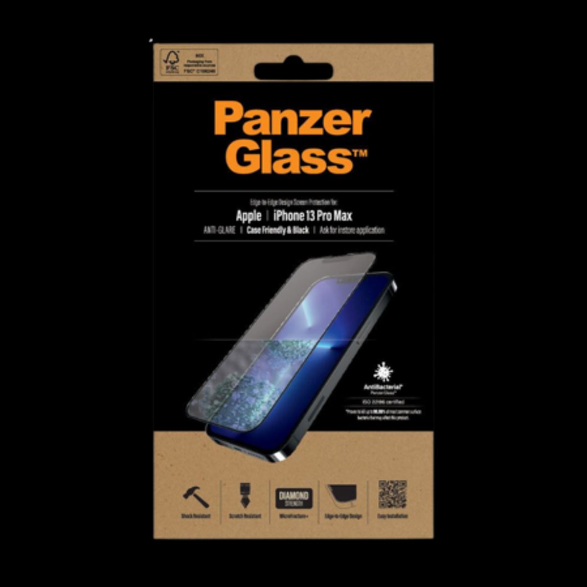 PanzerGlassâ¢ iPhone 13 Pro Max - Anti-glare skærmbeskytter