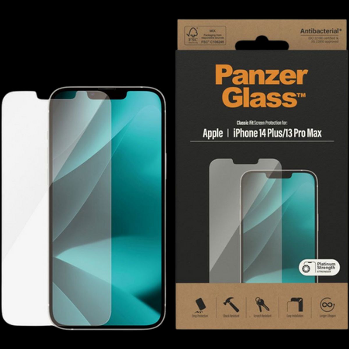 PanzerGlass iPhone 14 Plus/13 Pro Max Skærmbeskyttelse