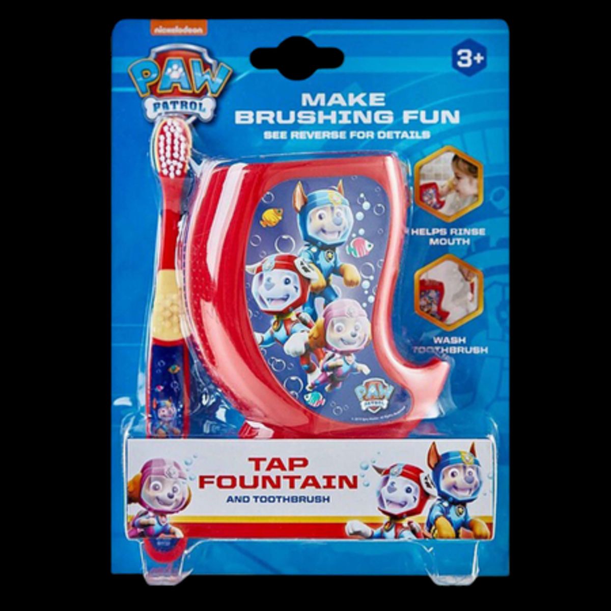 Paw Patrol Tandbørste & Tap Fountain