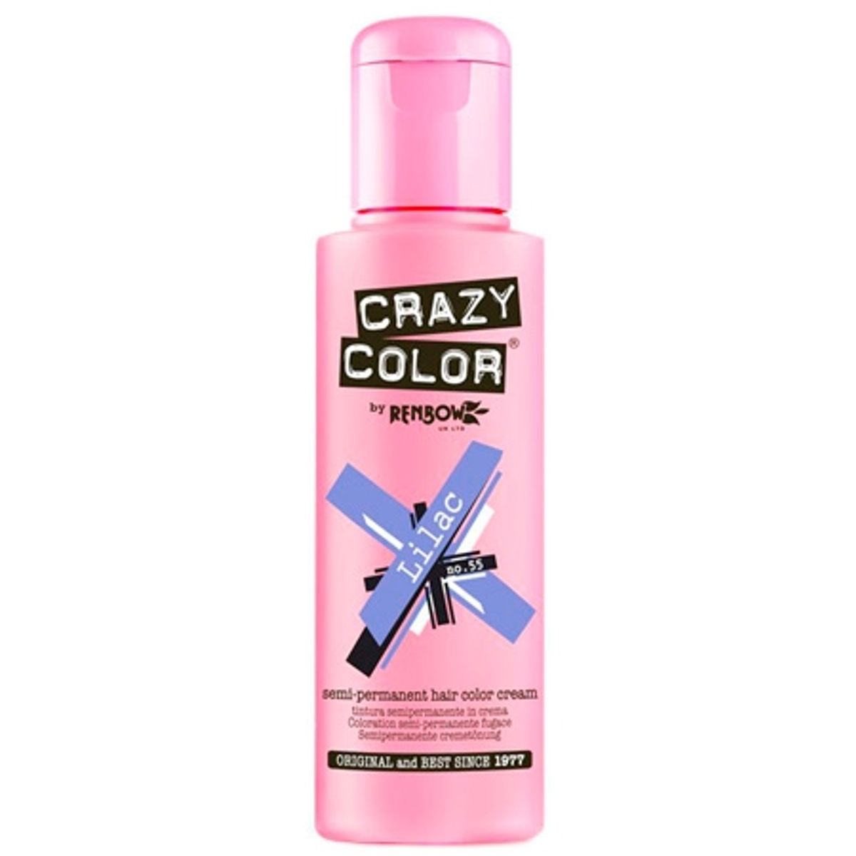 Renbow Crazy Color Semi-Permanent Hårfarve - 55 Lilac