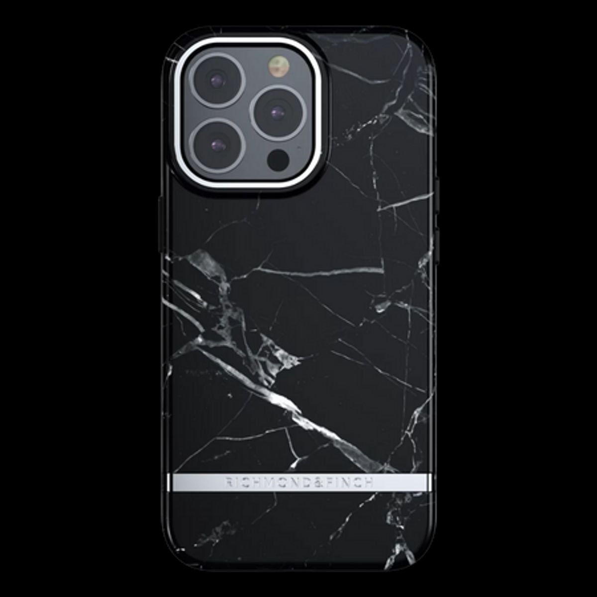 Richmond & Finch Black Marble iPhone 13 Pro Cover