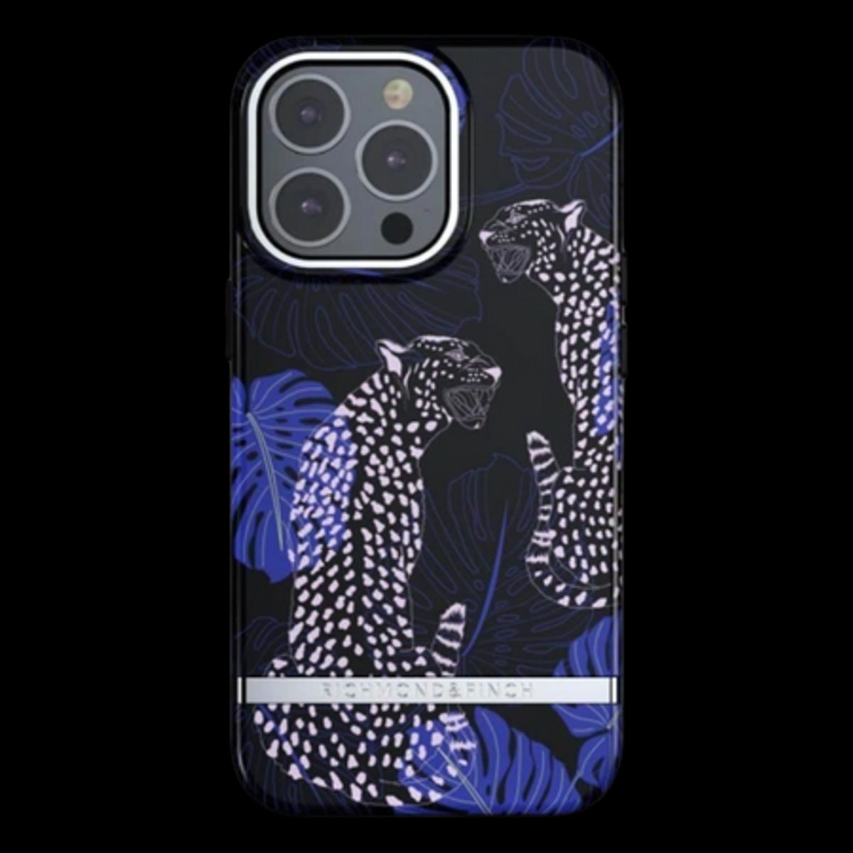 Richmond & Finch Blue Cheetah iPhone 13 Pro Cover