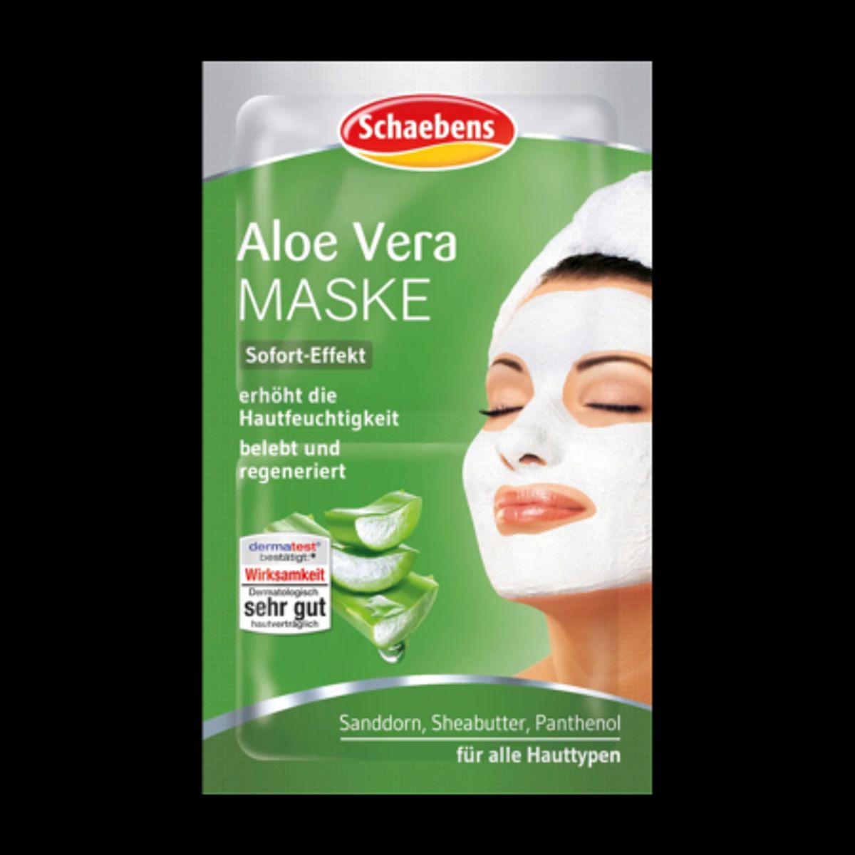 Schaebens Aloe Vera Ansigtsmaske 2x5ml