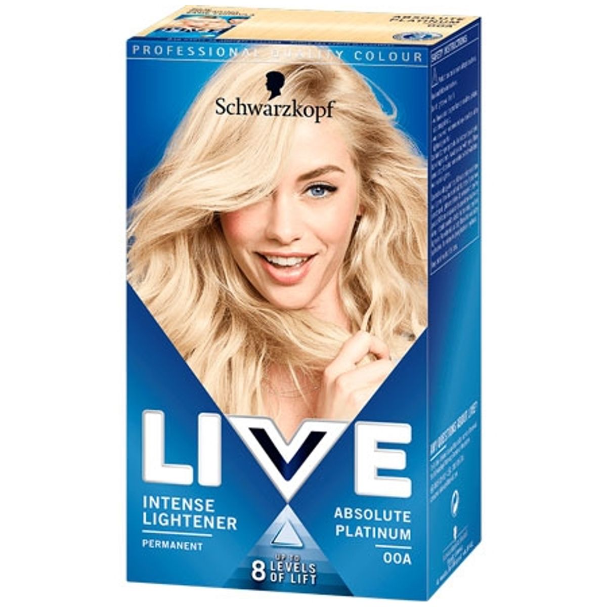 Schwarzkopf Live Permanent Hårfarve - 00A Absolute Platinum