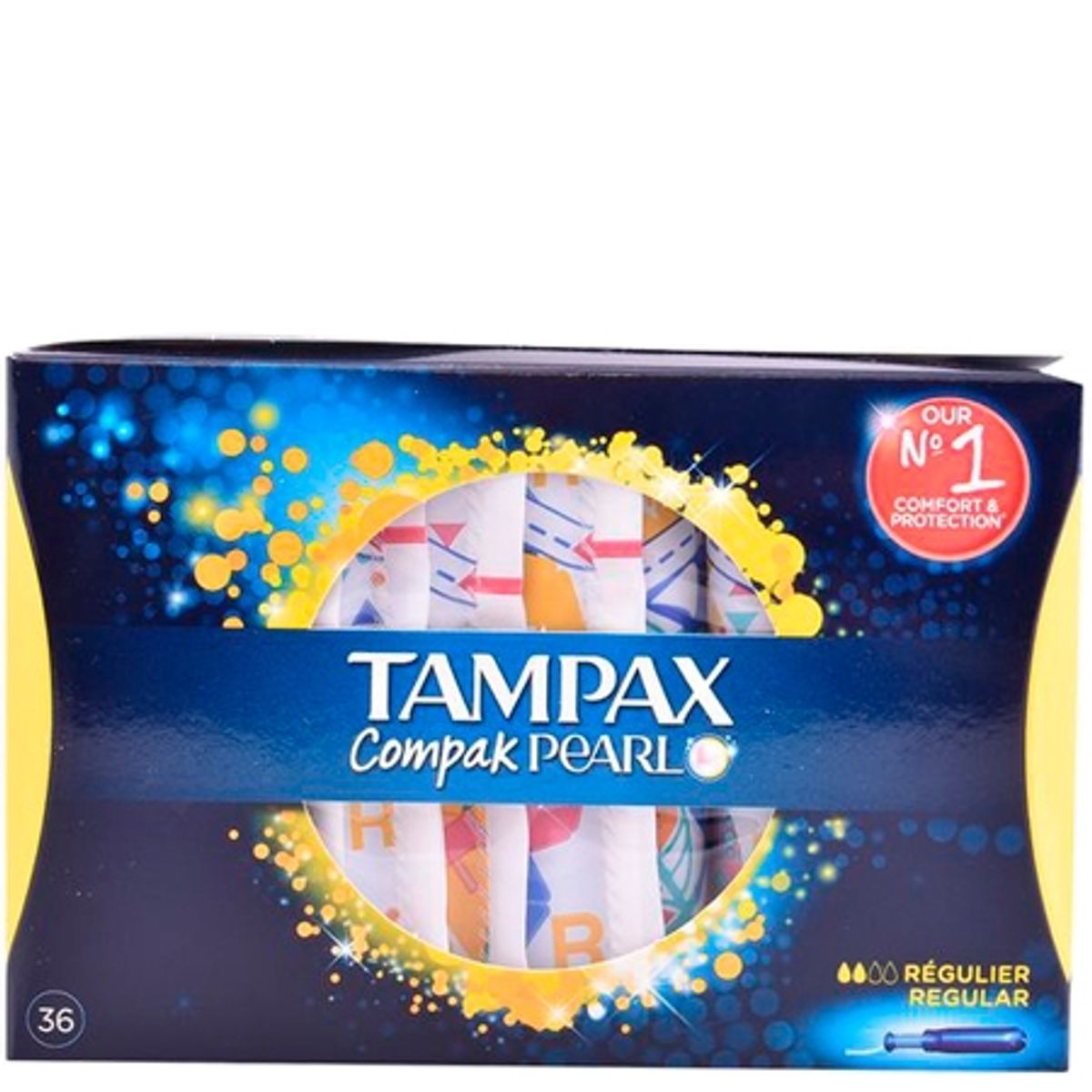 Tampax Compak Pearl Regular - 36 stk