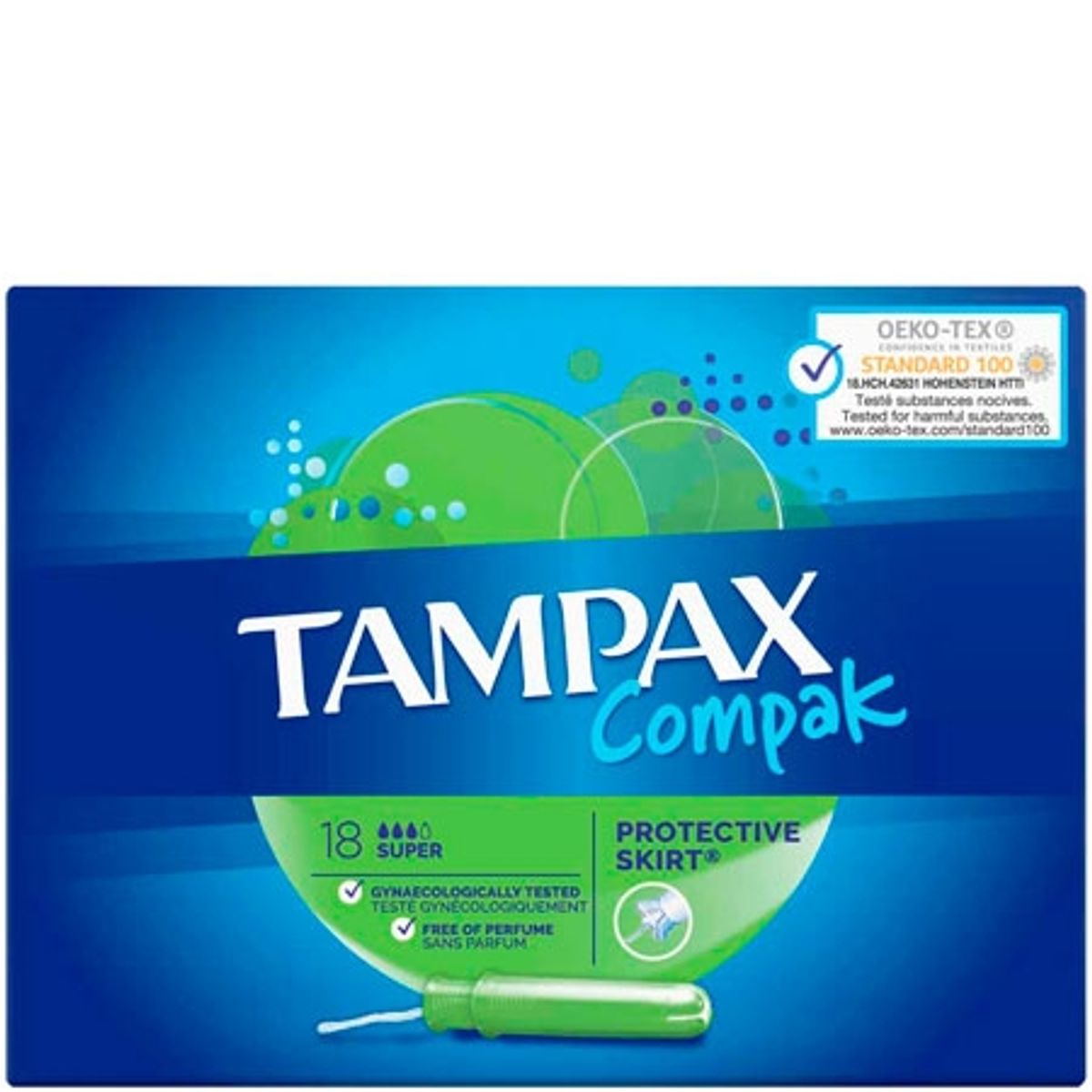 Tampax Compak Super Tamponer - 18 stk