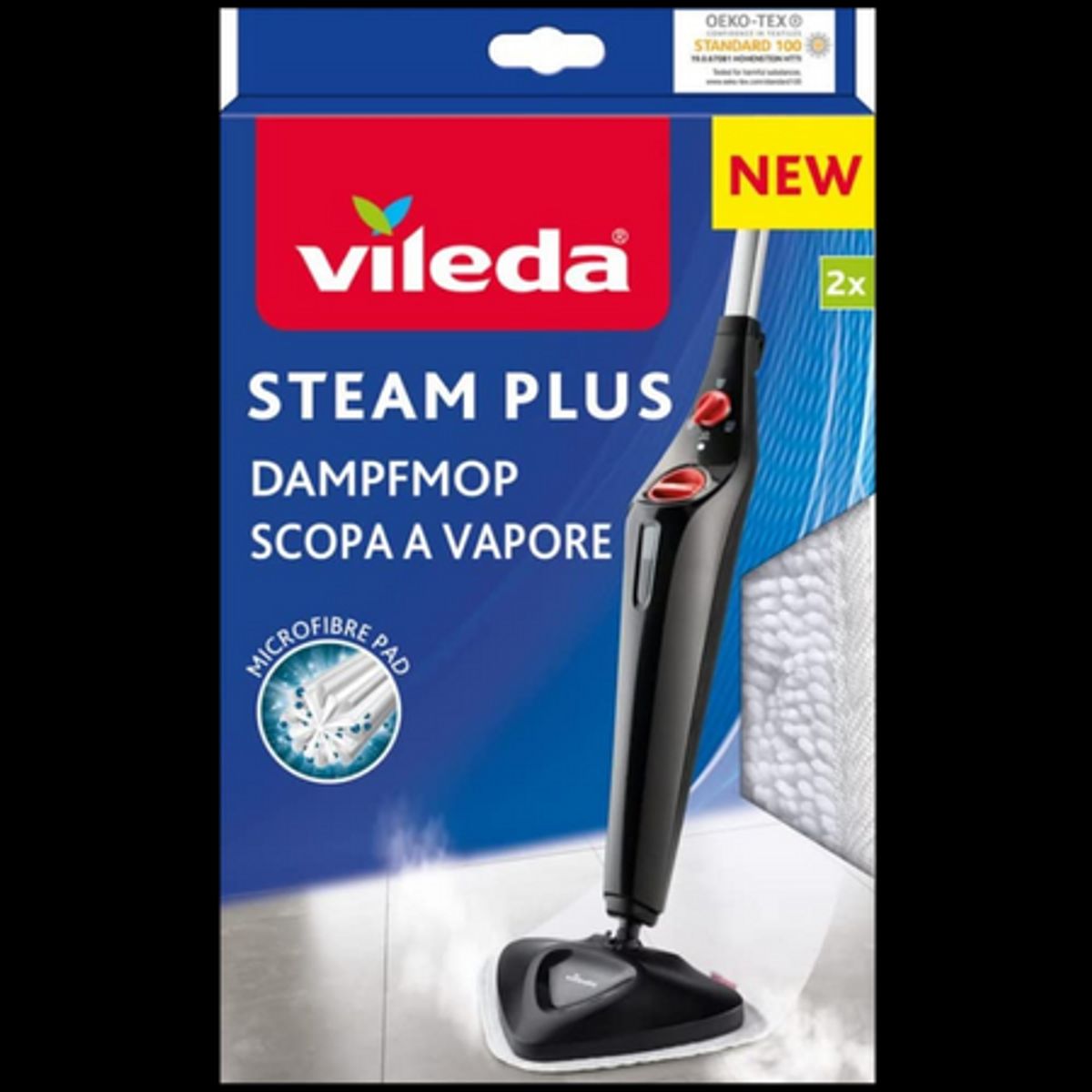 Vileda Steam Plus Mopper Til Dampsrenser