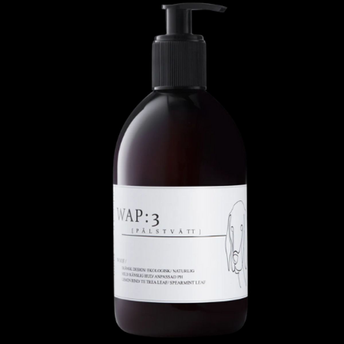 WAP: 3 Fur Wash Hundeshampoo - 250ml