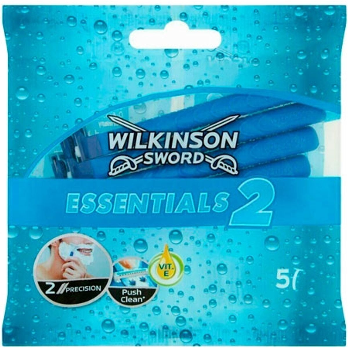 Wilkinson Sword Essentials 2 Engangsskrabere - 5 stk