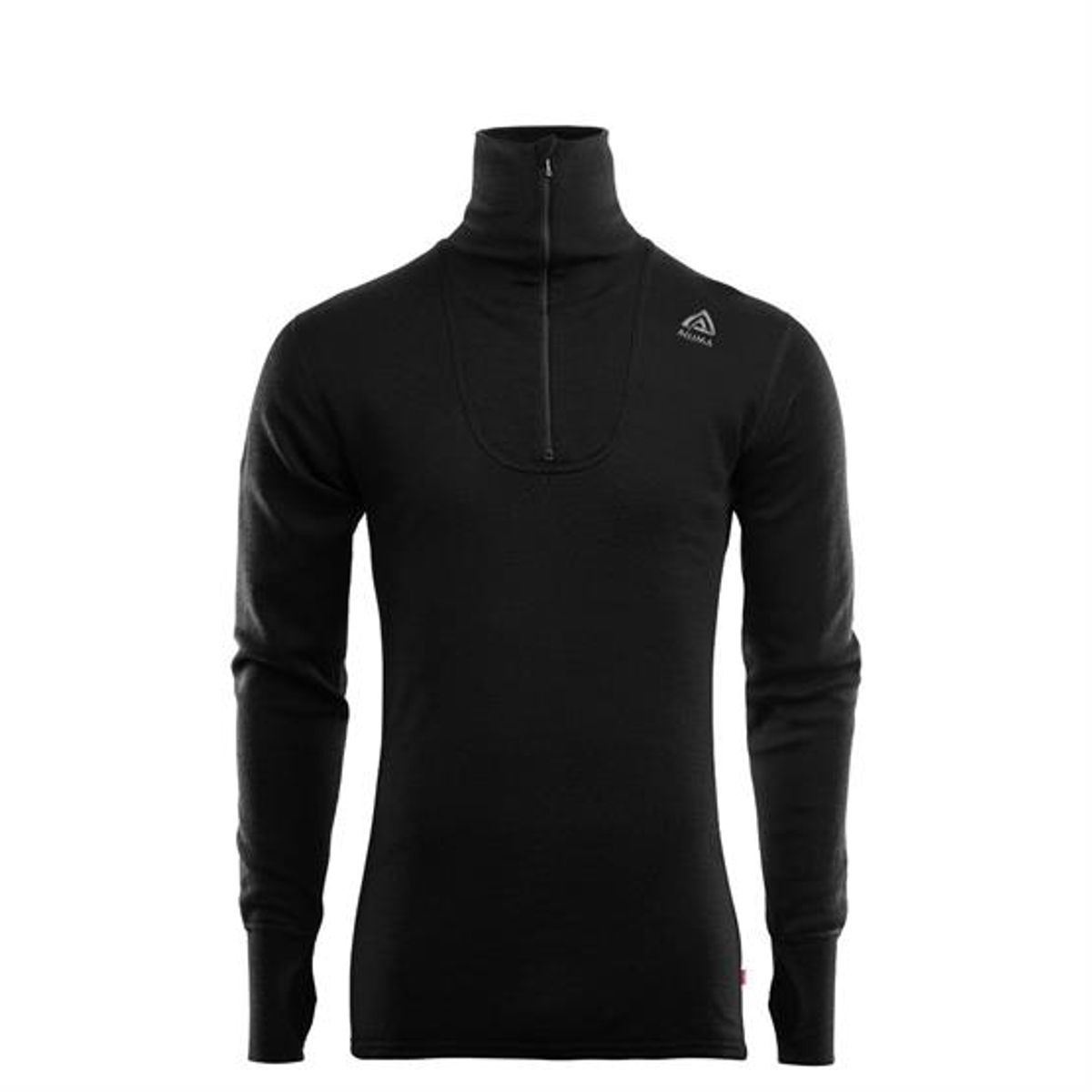 Aclima DoubleWool Polo Mens, Jet Black / Marengo