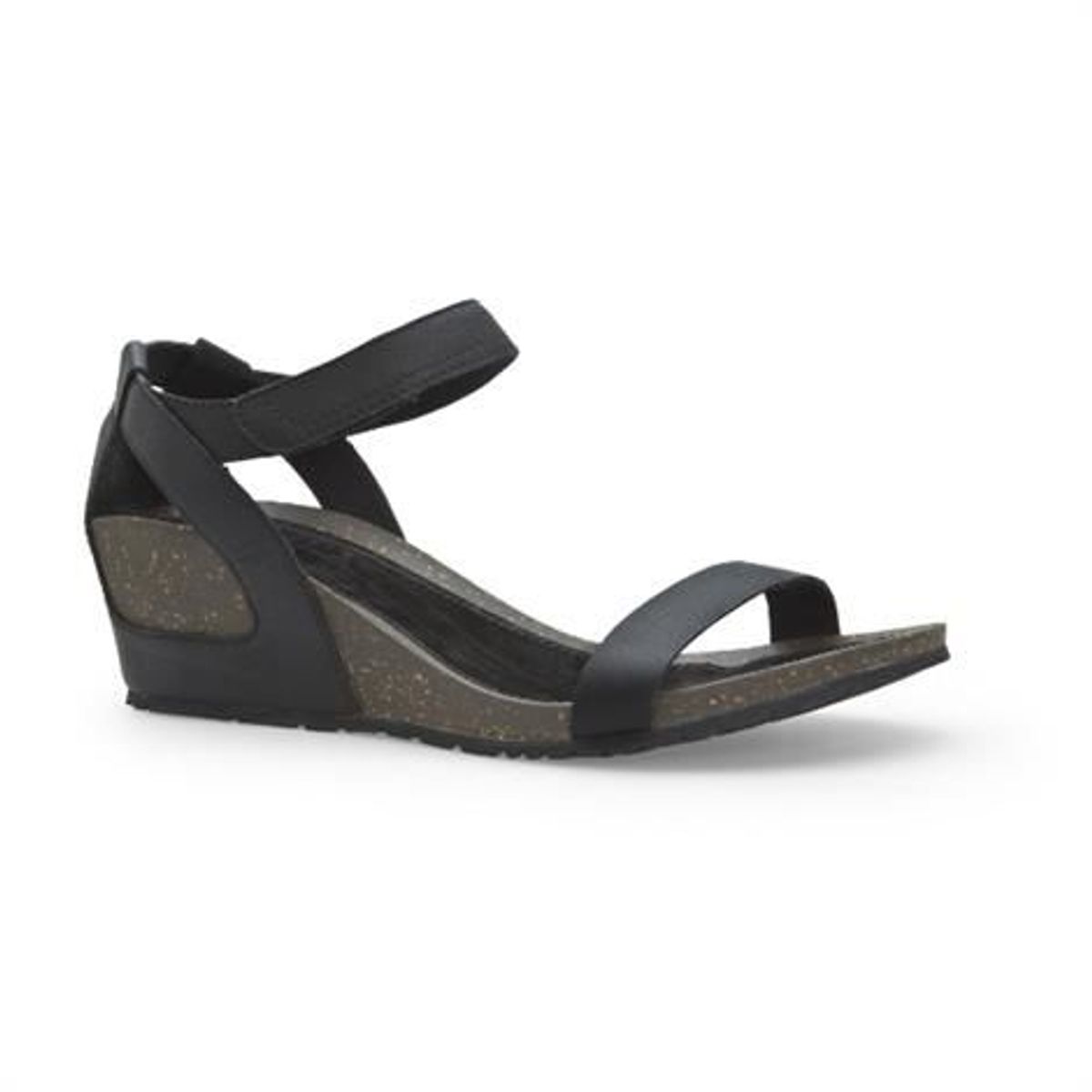 Teva Cabrillo Strap Wedge Dame, Black