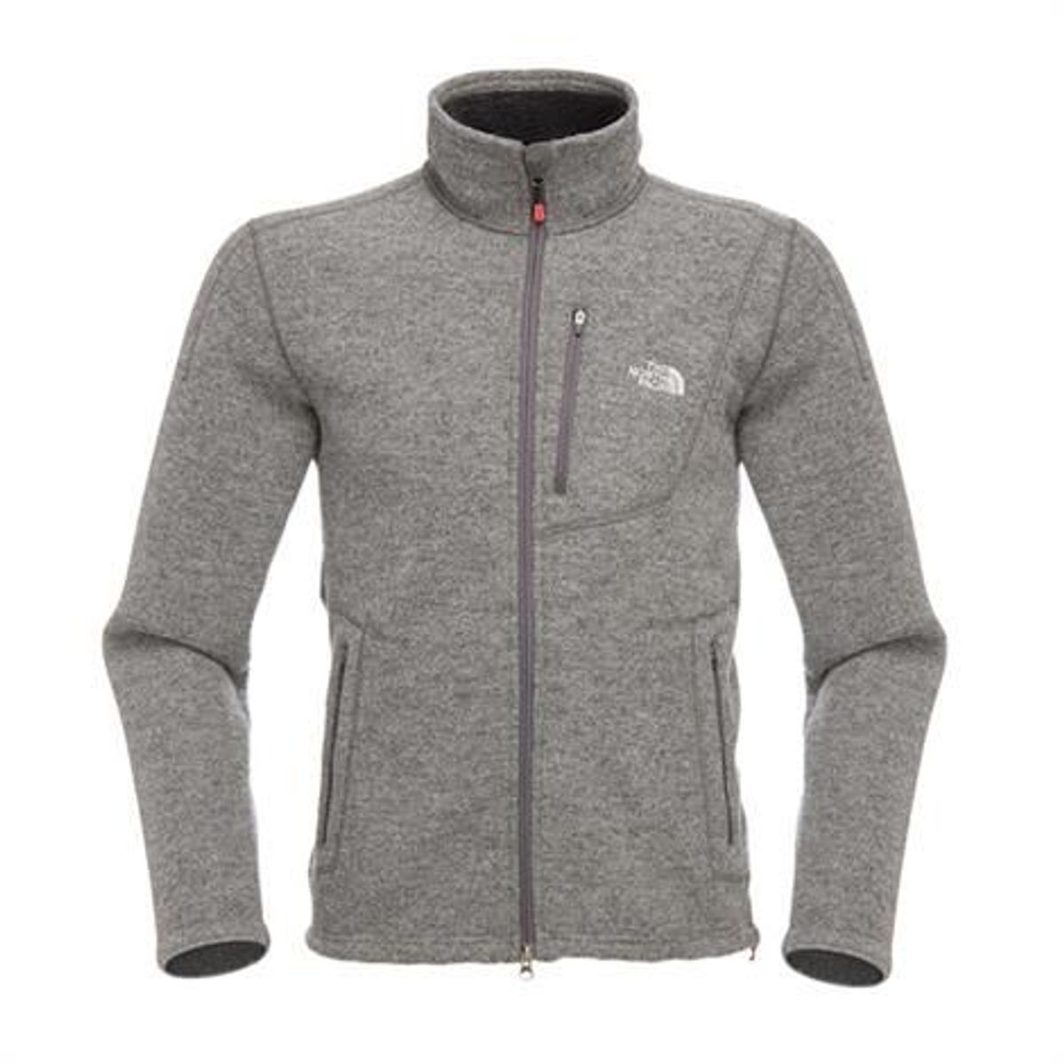 The North Face Mens Zermatt Full Zip, Heather Grey