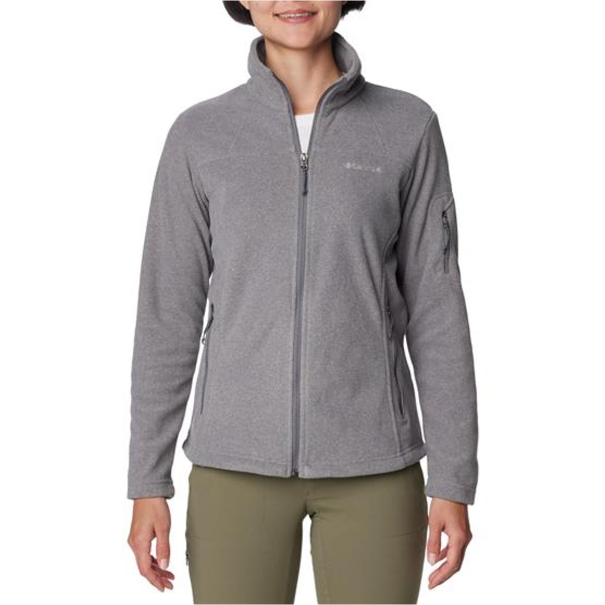 Columbia Fast Trek II Jacket Womens, City Grey Heather / Grey