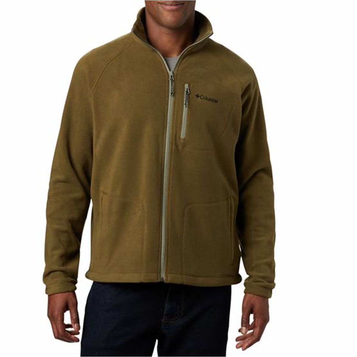 Columbia Fast Trek II Full Zip Fleece Mens, New Olive