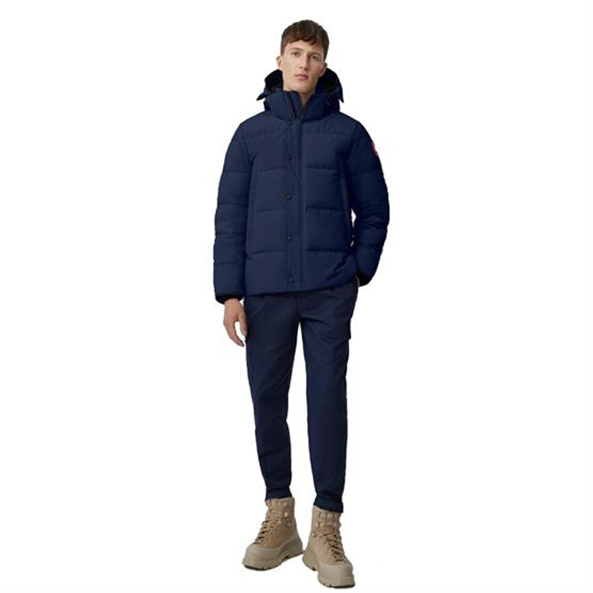 Canada Goose Mens Wyndham Parka, Atlantic Navy