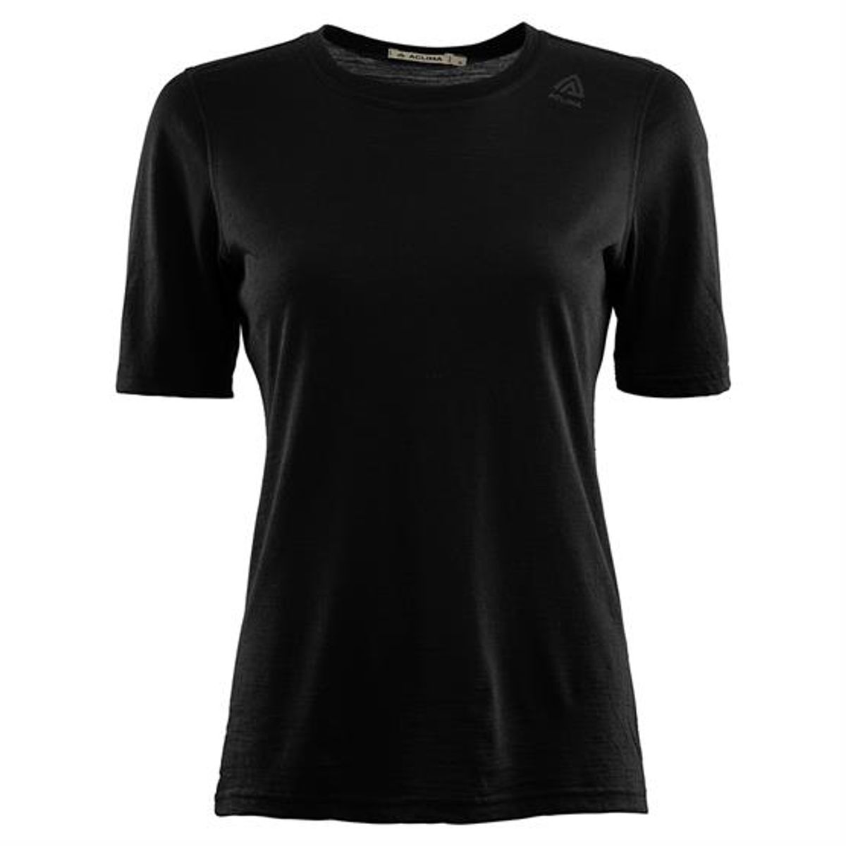 Aclima LightWool Undershirt Tee Womens, Jet Black