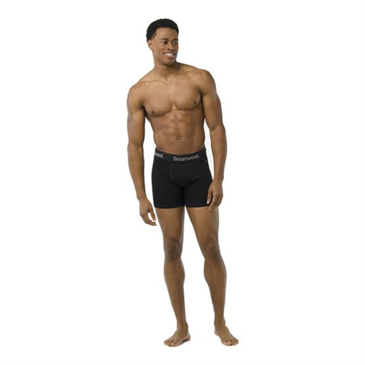 Smartwool Mens Merino Boxer Brief, Black