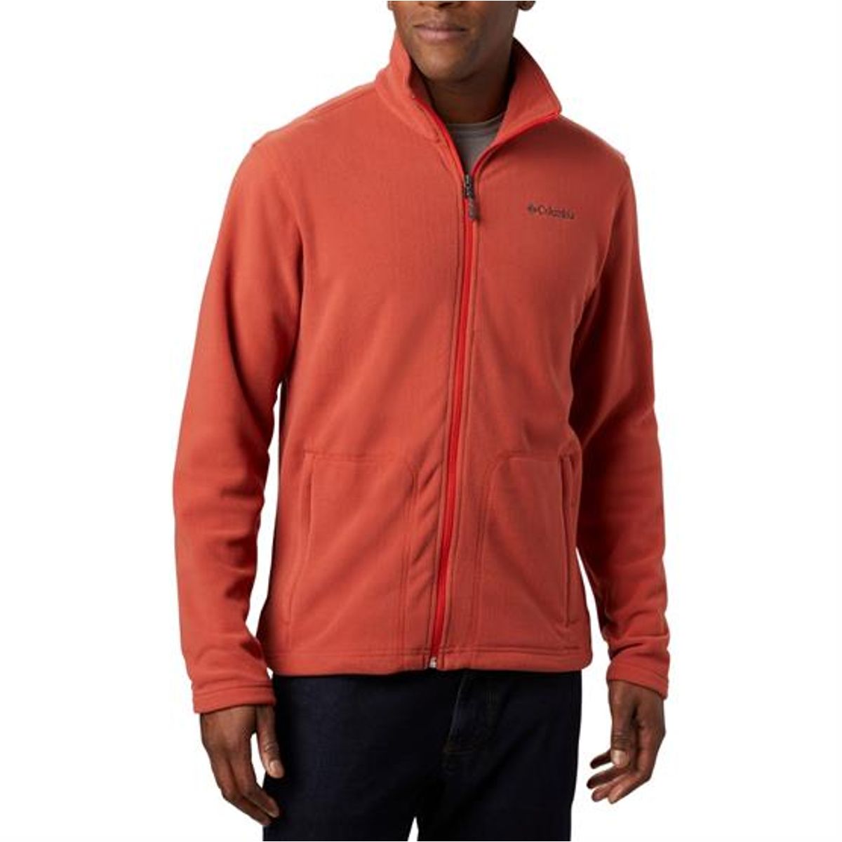 Columbia Fast Trek Light Full Zip Fleece Mens, Carnelian Red