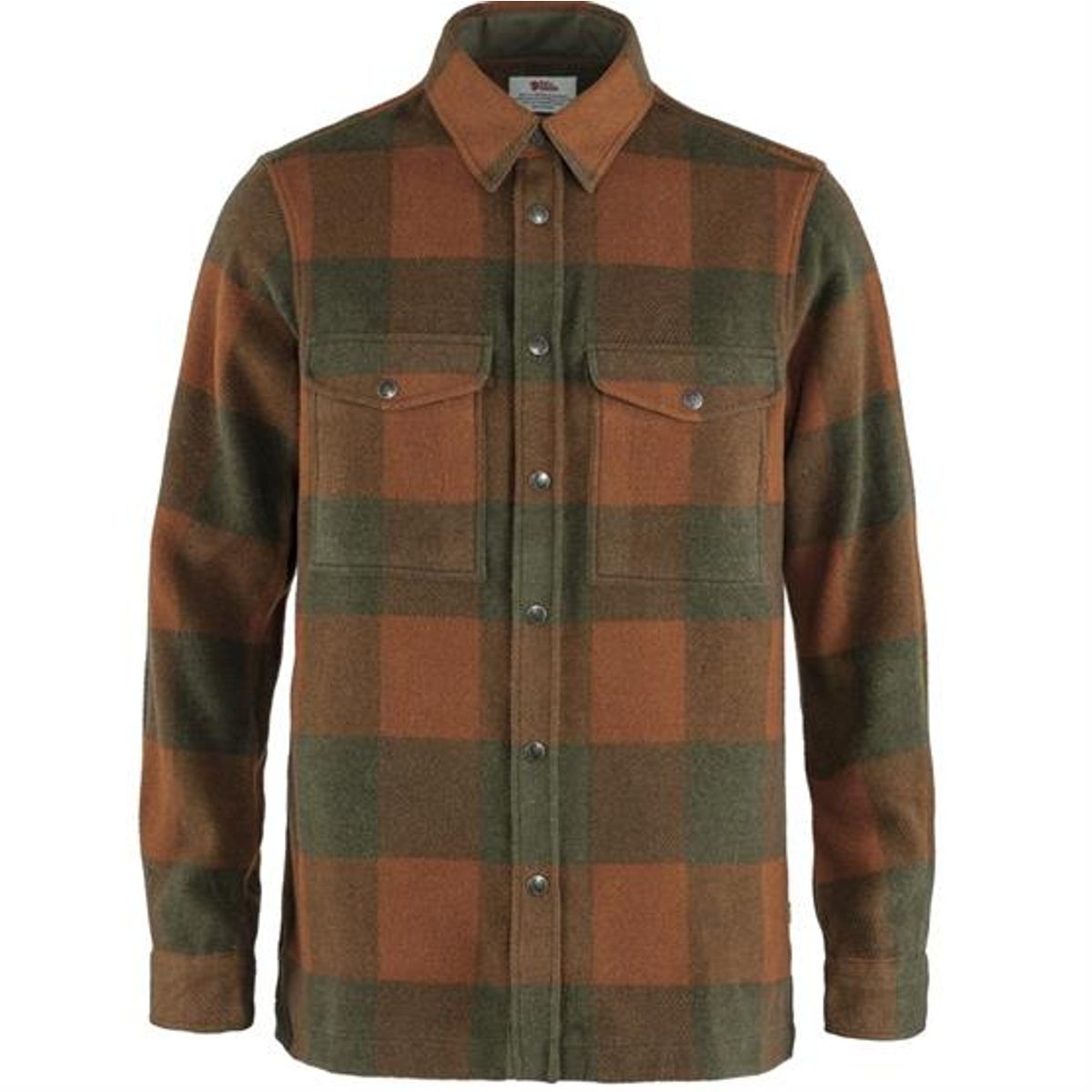 Fjällräven Canada Shirt Mens, Autumn Leaf / Laurel Green