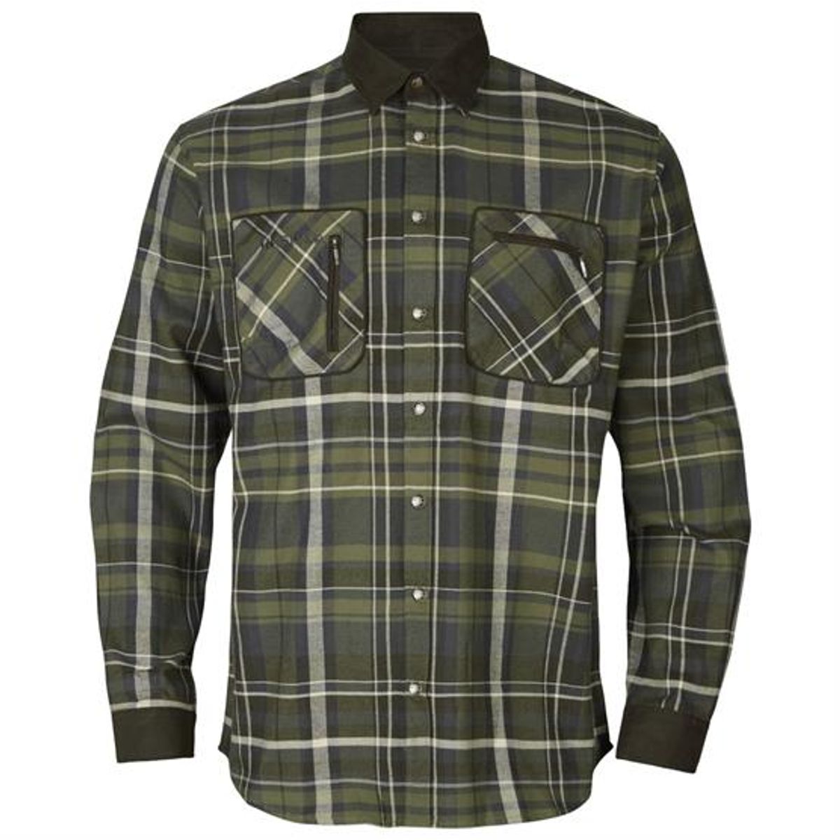 Härkila Pajala Skjorte Mens, Olive Check