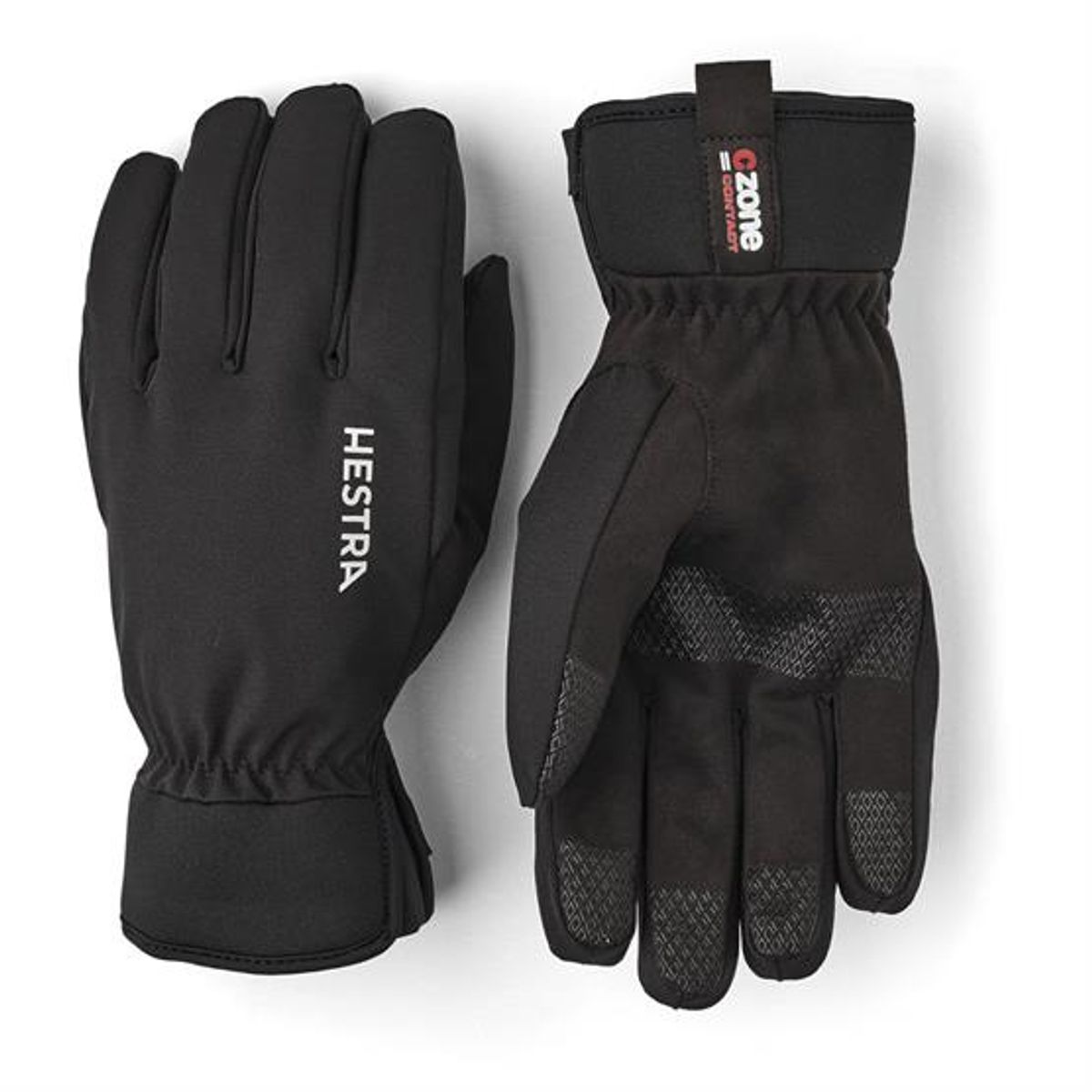 Hestra CZone Contact Glove - 5 finger, black