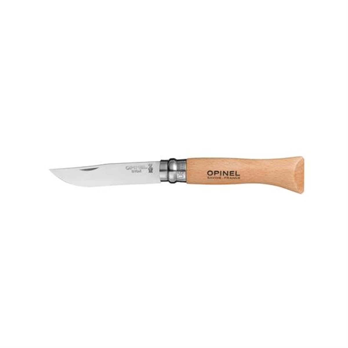 Opinel No6 Stainless Steel 7,0 cm - Bøg